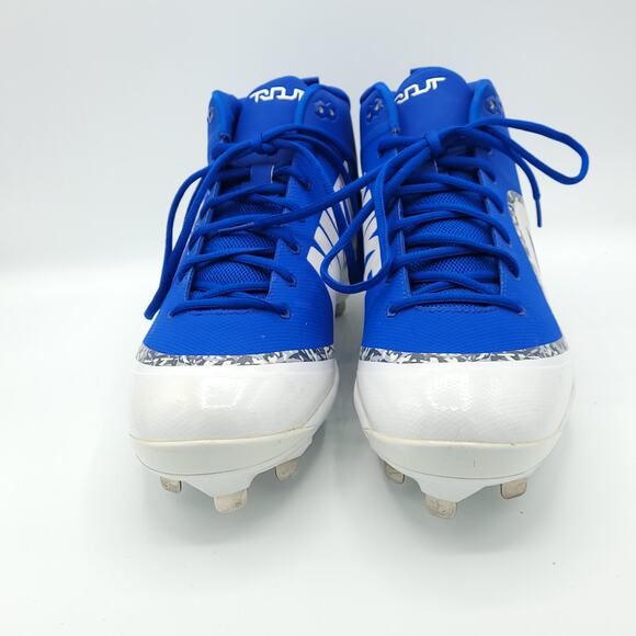 Nike Force Air Trout 4 Pro Mid Baseball Cleats Blue 917920 444 Men\'s size 12